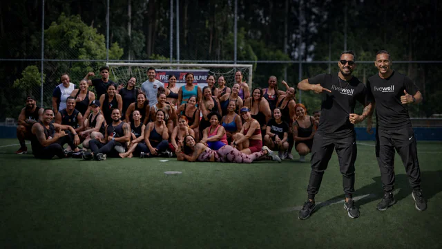 Participantes de treino funcional